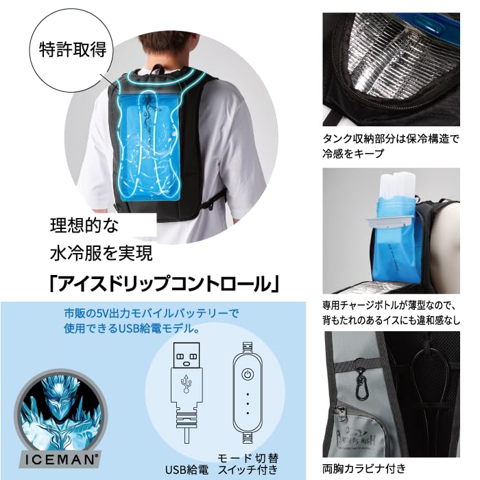 アイスマン　アングラーズハイ　水冷ベスト Amazon.co.jp: [山真製鋸] ミリタリー アングラーズハイ アイス